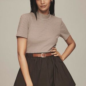 Maeve Belted Twofer Bubble Mini Dress
